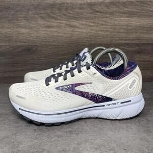 Brooks Ghost 14 Running Sneakers Womens Size 7 Purple Blue Shoes
